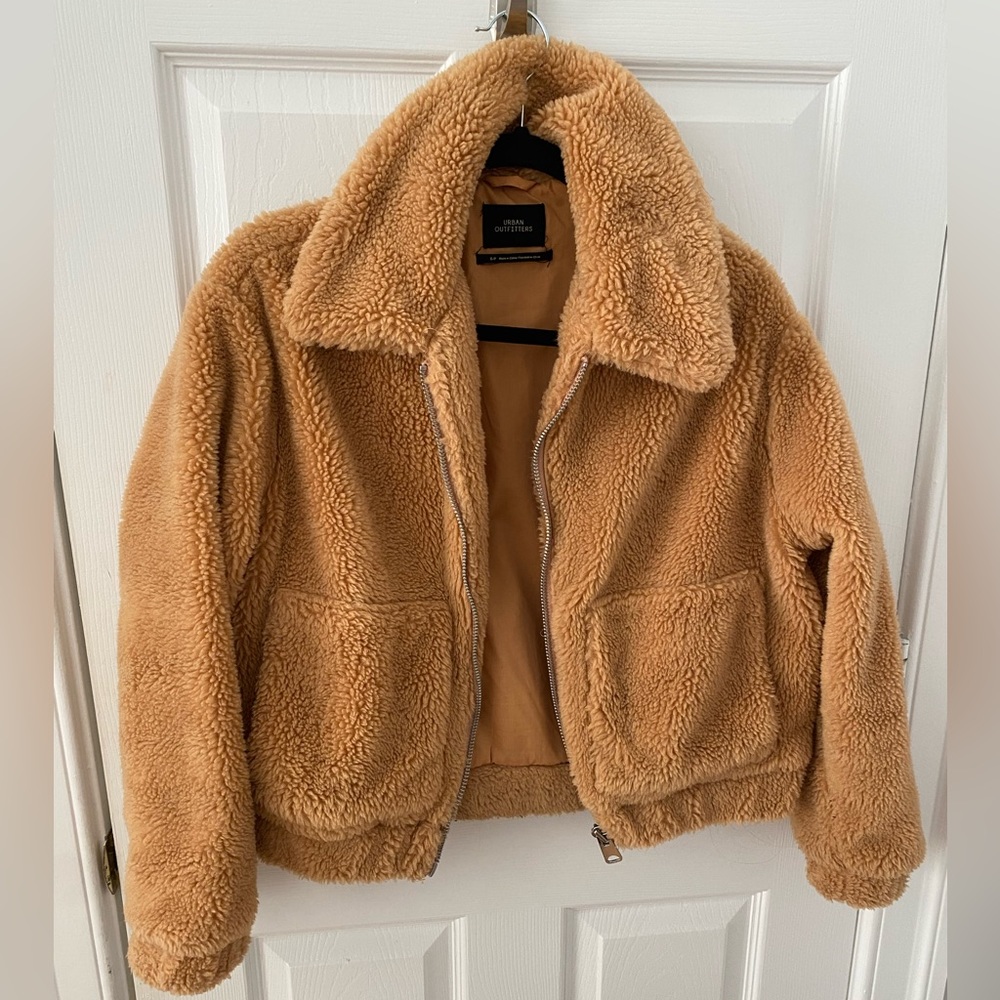 Urban outfitters teddy jacket